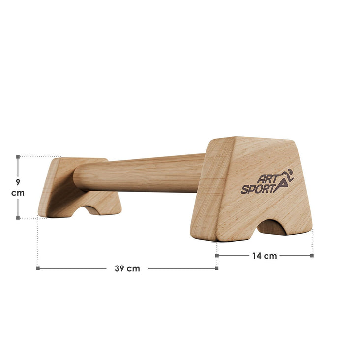 Liegestützgriffe aus Holz