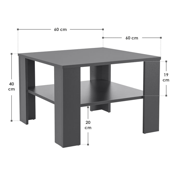 Table basse 60 x 60 x 40 cm