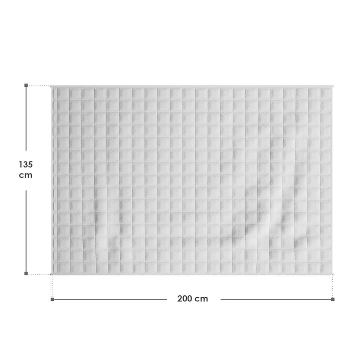 Gewichtsdecke 135x200 cm für besseren Schlaf