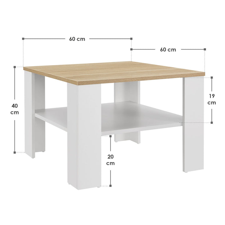 Table basse 60 x 60 x 40 cm