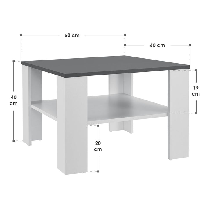 Table basse 60 x 60 x 40 cm