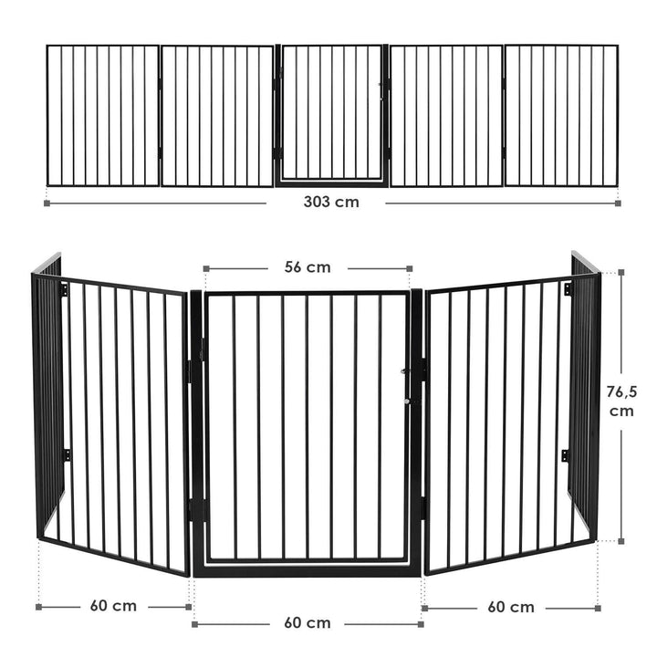 Grille de protection pour cheminée / poêle 300 cm