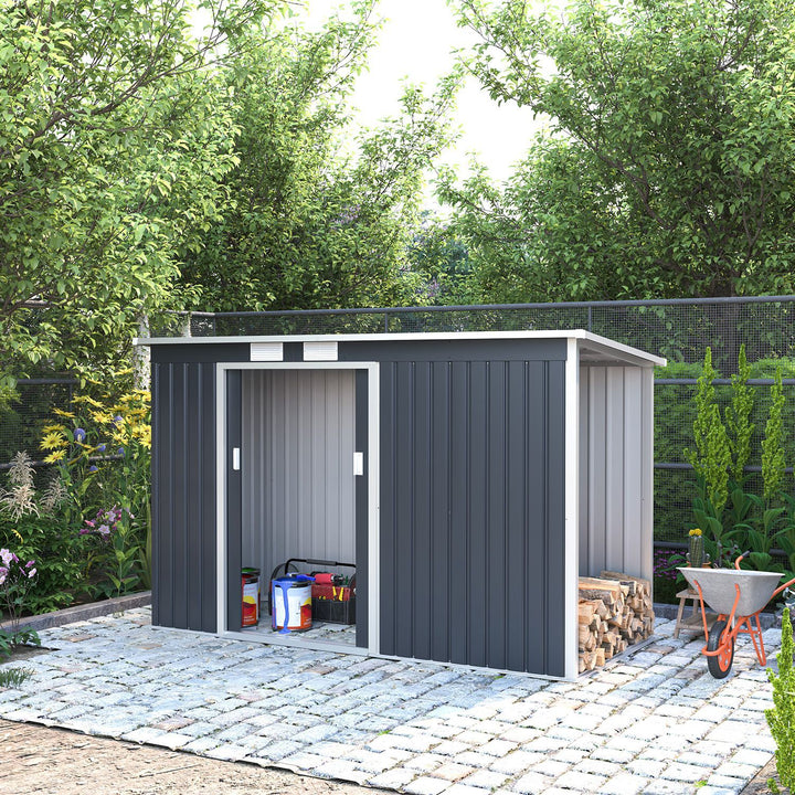 Extension d'abri en bois M gauche/droite