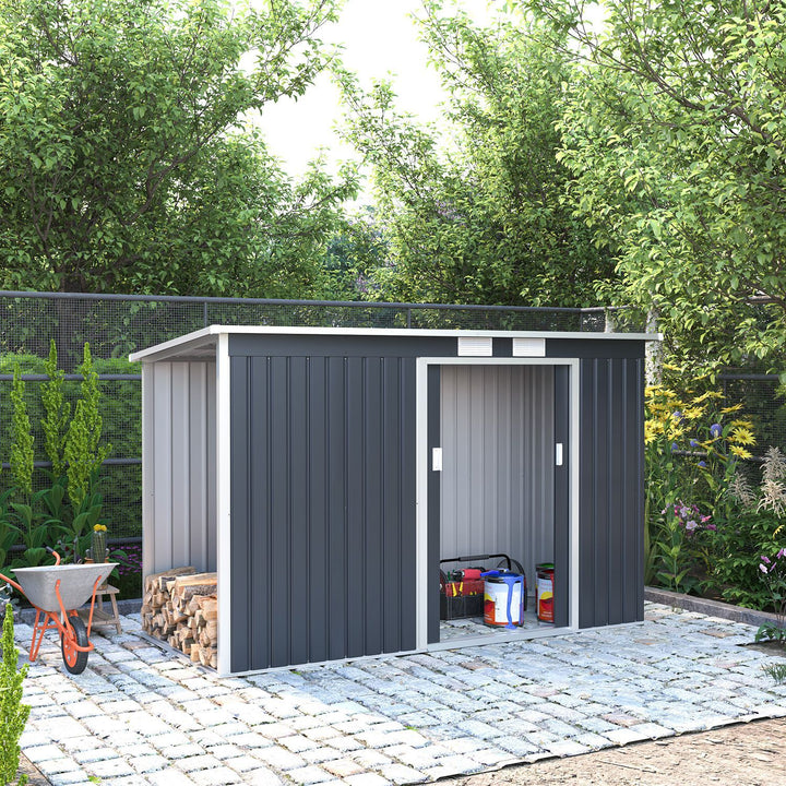 Extension d'abri en bois M gauche/droite