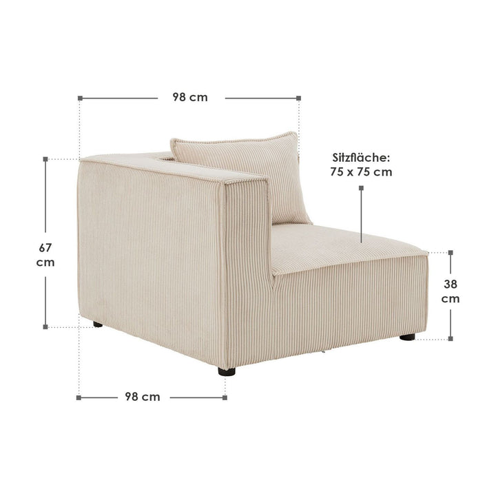 Modulares Sofa Domas - Variantenauswahl