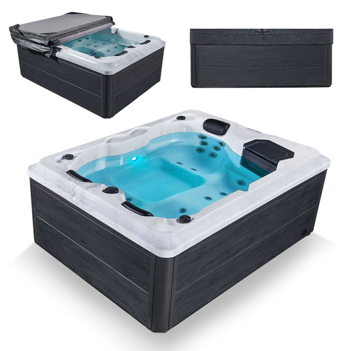 Oasis de bain à remous extérieur