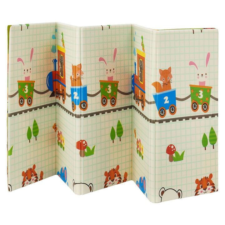 Tapis de jeu 180 x 200 cm avec divers motifs d'animaux
