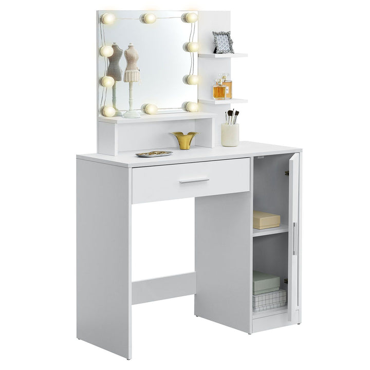 Coiffeuse Zoey avec éclairage LED