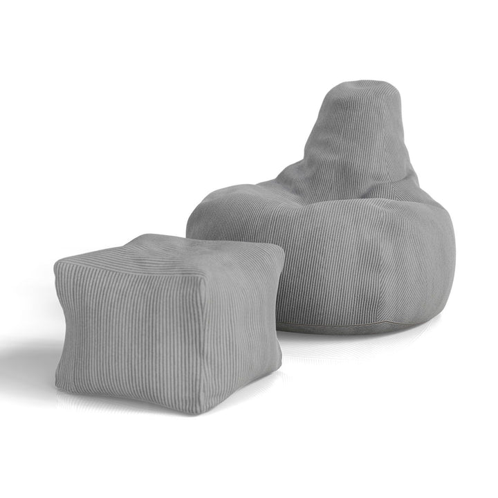 Pouf Chillex avec tabouret