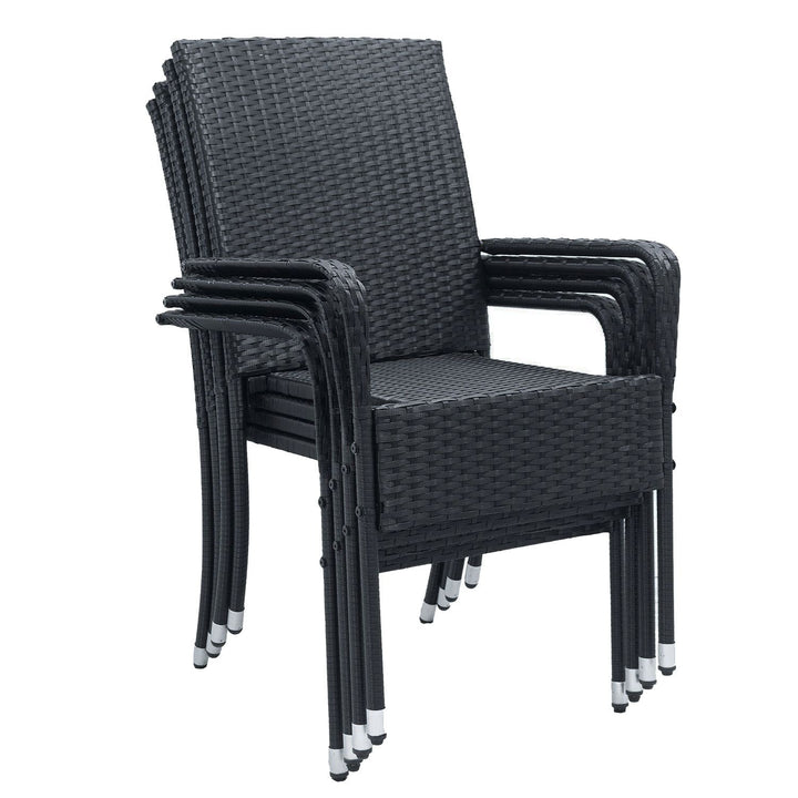 Chaises de jardin en polyrotin Yoro