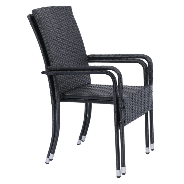 Chaises de jardin en polyrotin Yoro