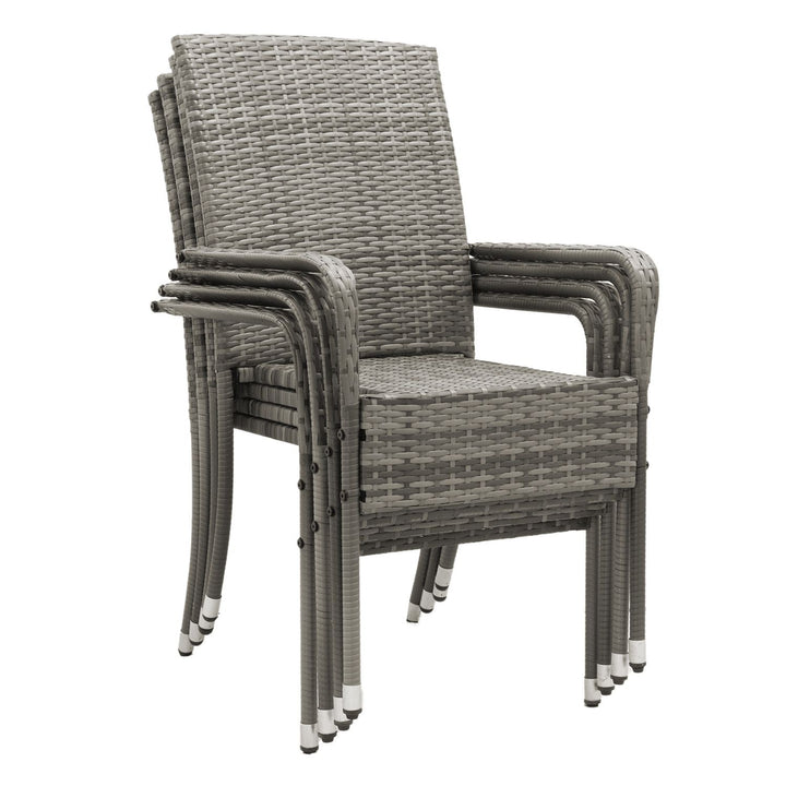 Chaises de jardin en polyrotin Yoro