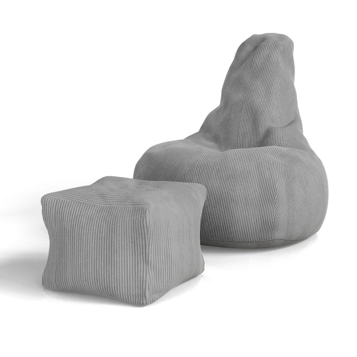 Pouf Chillex avec tabouret