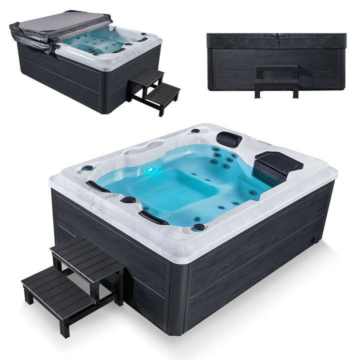 Oasis de bain à remous extérieur