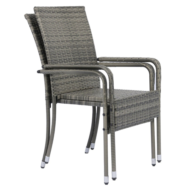 Chaises de jardin en polyrotin Yoro