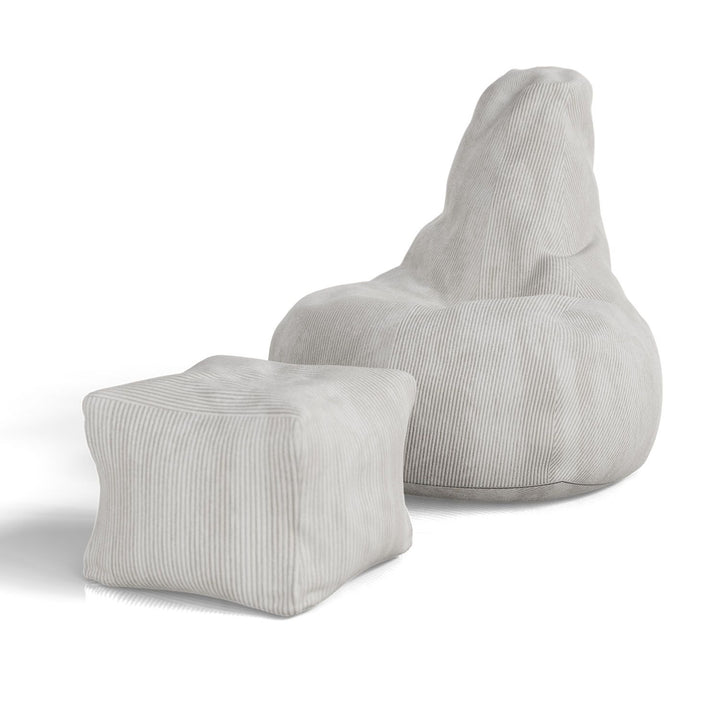 Pouf Chillex avec tabouret