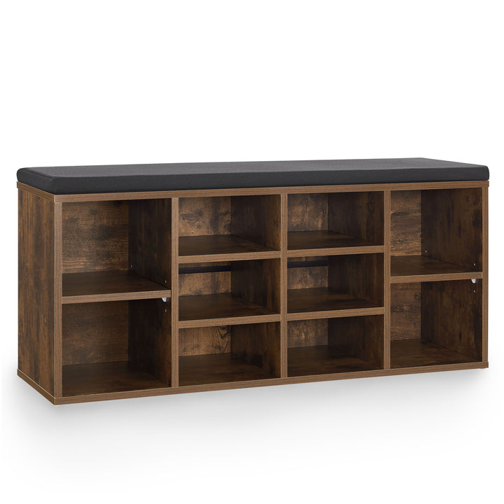 Schuhregal aus Holz 104 x 30 x 48 cm