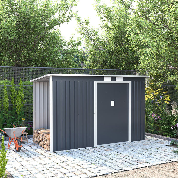 Extension d'abri en bois M gauche/droite