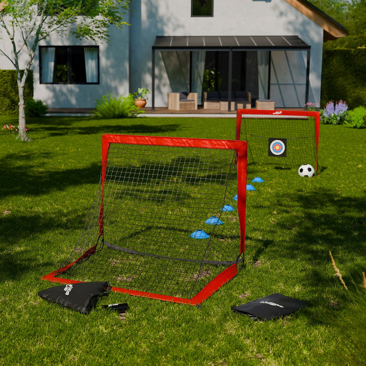 Pop-Up Fußballtor 2er Set Goal Master