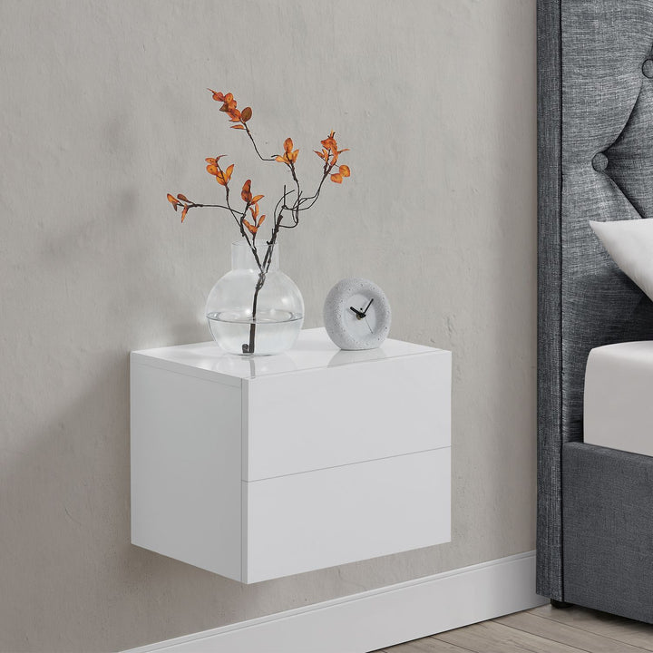 Table de chevet murale suspendue