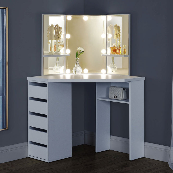Coiffeuse Nova avec éclairage LED