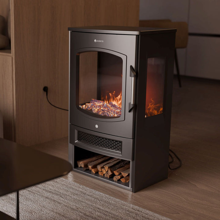 Elektrokaminofen 1800W mit Flammeneffekt