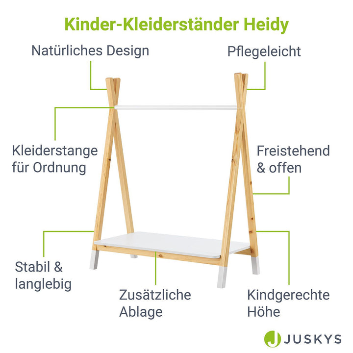 Portant à vêtements pour enfants Heidy