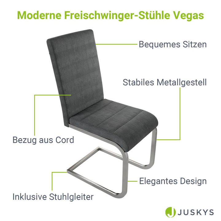 Chaise cantilever Vegas avec cordon