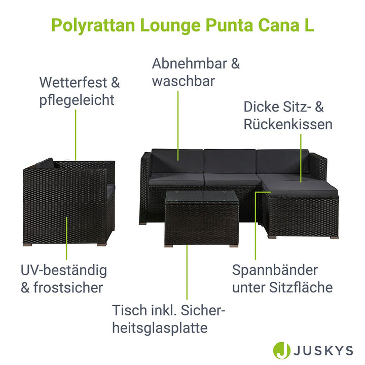 Polyrattan Lounge Punta Cana