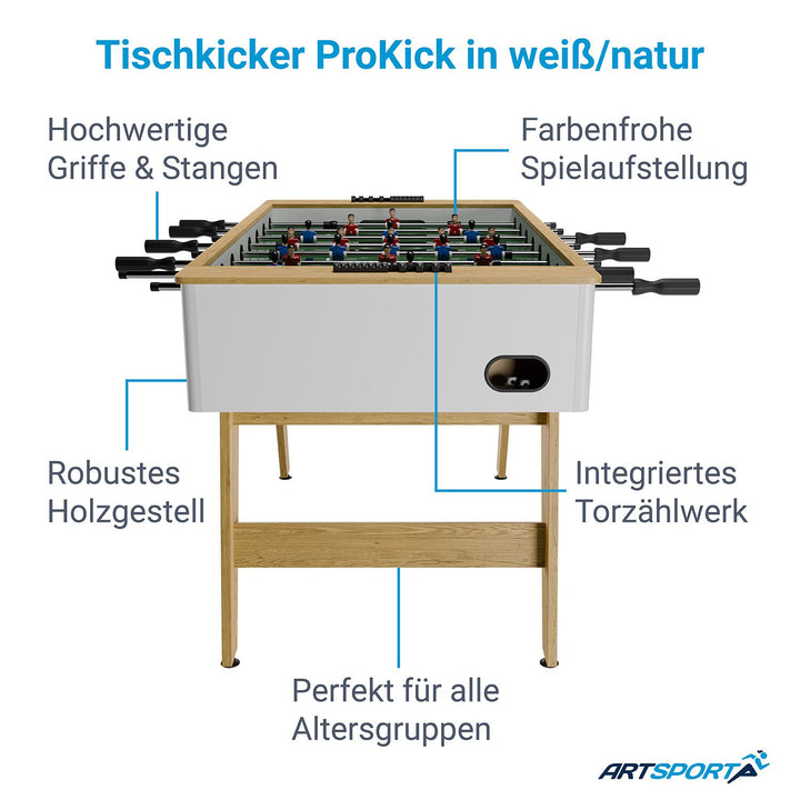 Kickertisch für Kinder und Erwachsene