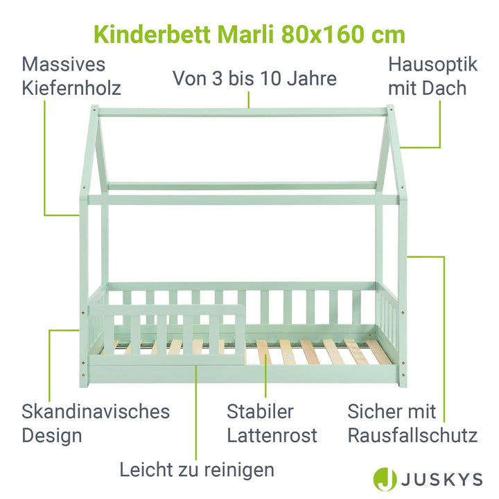 Kinderbett Marli 80 x 160 cm