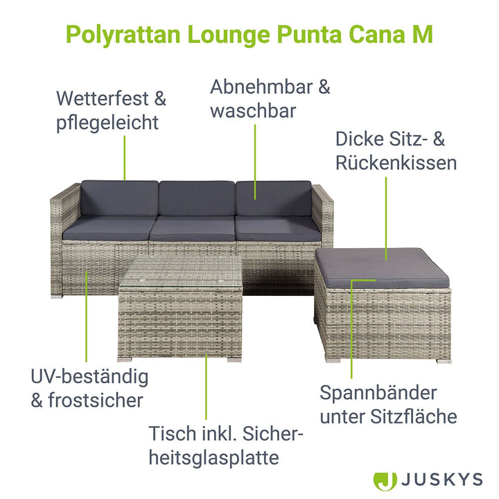 Polyrattan Lounge Punta Cana