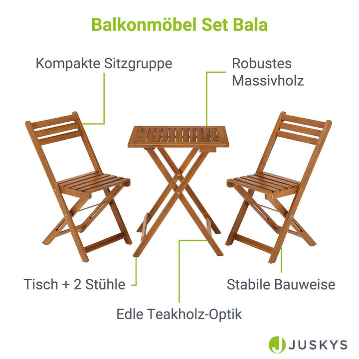 Ensemble de meubles de balcon Bala