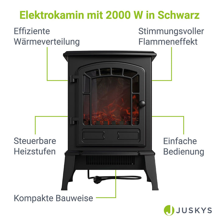 Elektrokamin mit Flammeneffekt