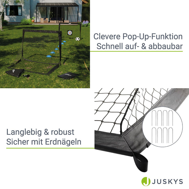Pop-Up Fußballtor 2er Set Goal Master