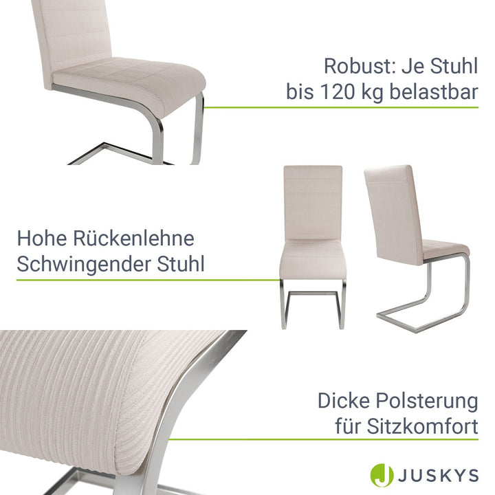 Chaise cantilever Vegas avec cordon