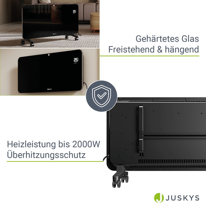 Infrarotheizung mit bis zu 2000 W