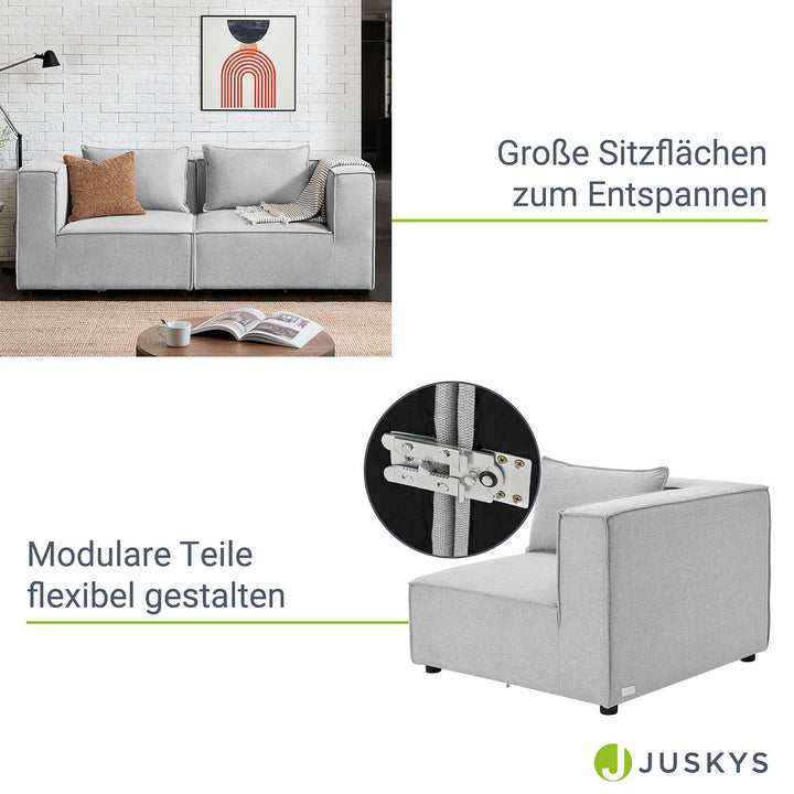 Canapé modulable Domas S - 2 places