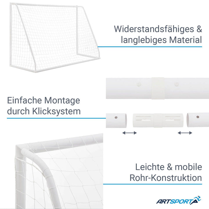 Fußballtor aus Hart-PVC