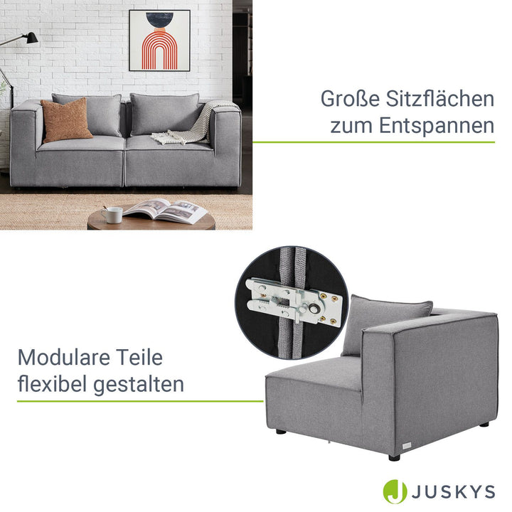 Canapé modulable Domas S - 2 places