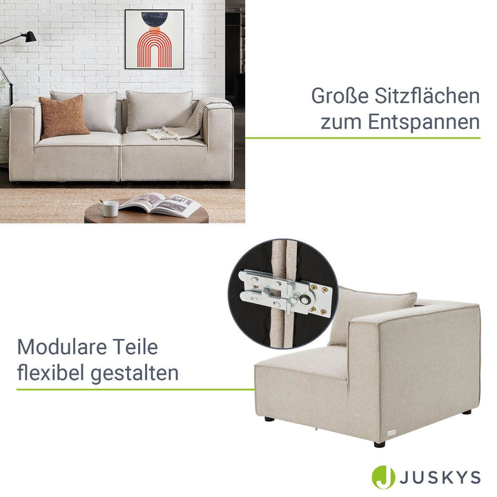 Canapé modulable Domas S - 2 places