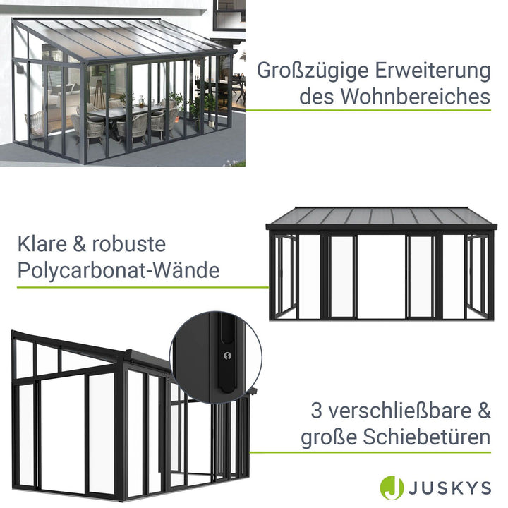 Wintergarten mit Acryl-Verglasung