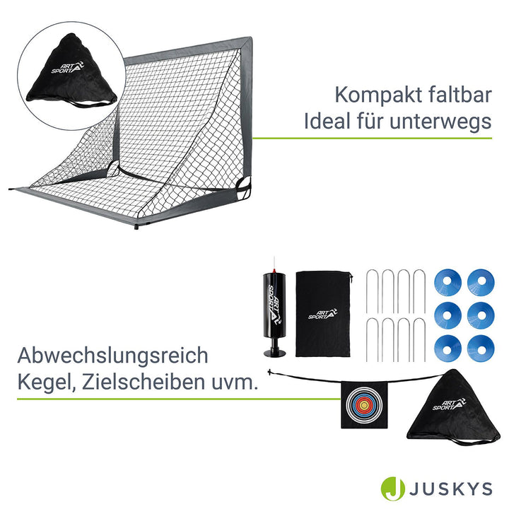 Pop-Up Fußballtor 2er Set Goal Master