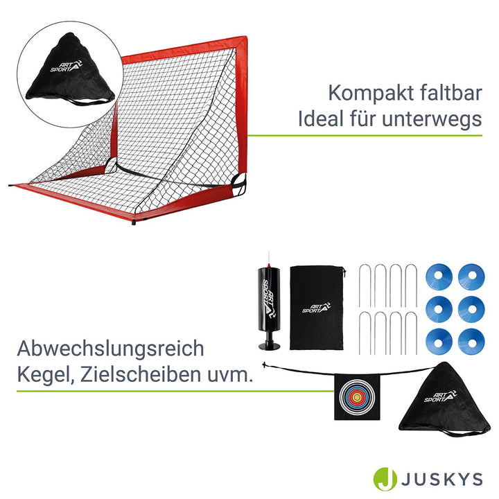 Pop-Up Fußballtor 2er Set Goal Master