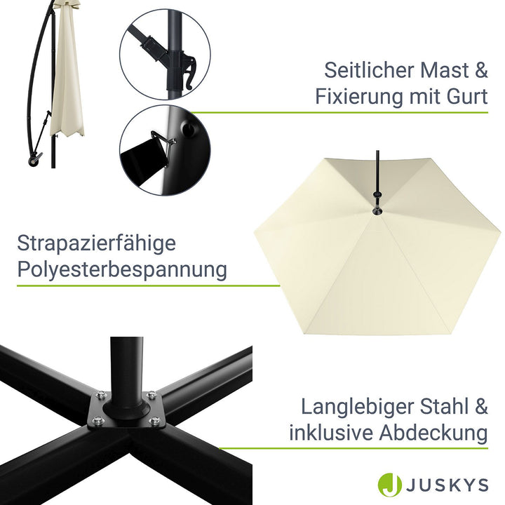 Parasol déporté à LED Brésil