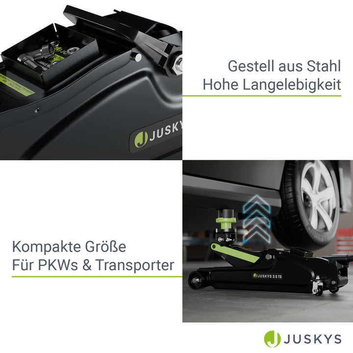Wagenheber 2,5 t mit Transportbox
