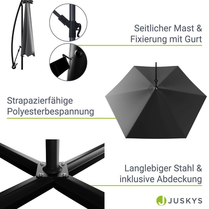 Parasol déporté à LED Brésil