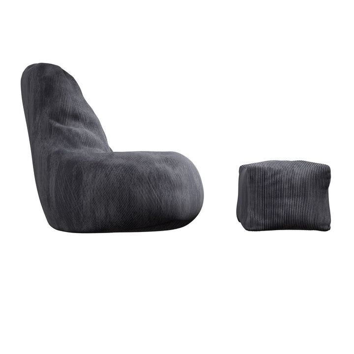Pouf Chillex avec tabouret
