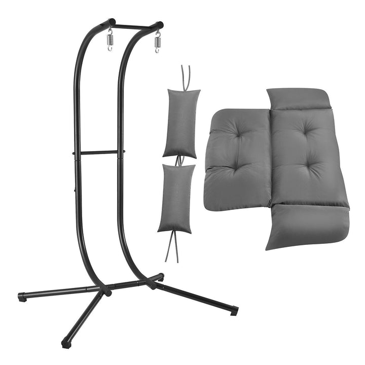 Fauteuil suspendu double en polyrotin Aria
