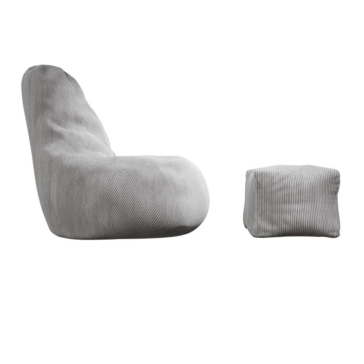 Pouf Chillex avec tabouret